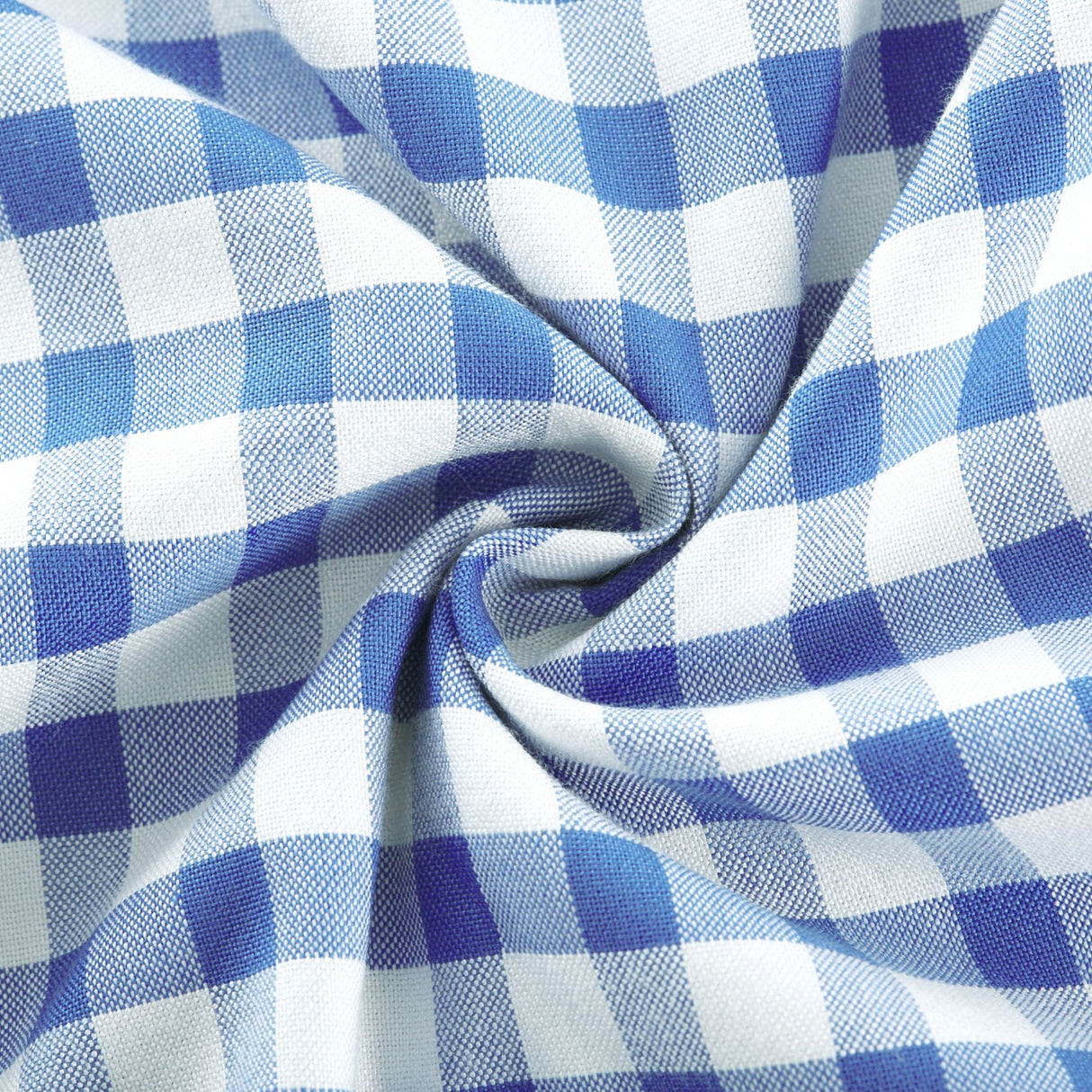Aurohaya Diane blue gingham midi dress