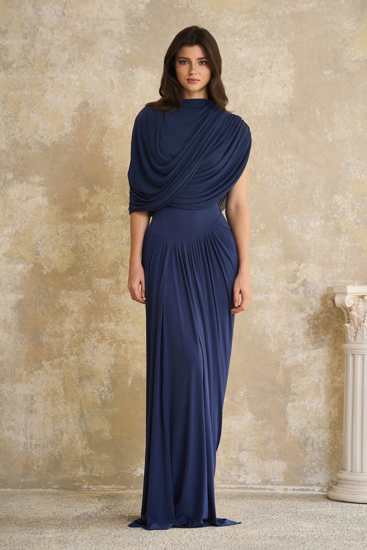 Aurohaya Lyra Sapphire Serenity Maxi Dress