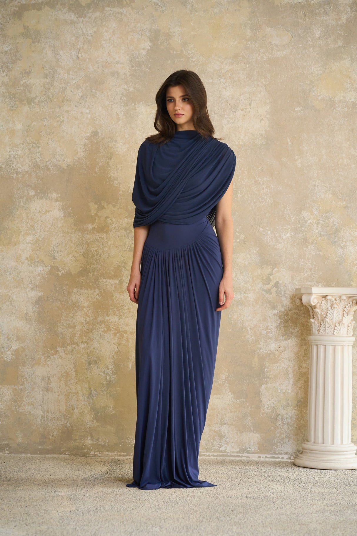 Aurohaya Lyra Sapphire Serenity Maxi Dress