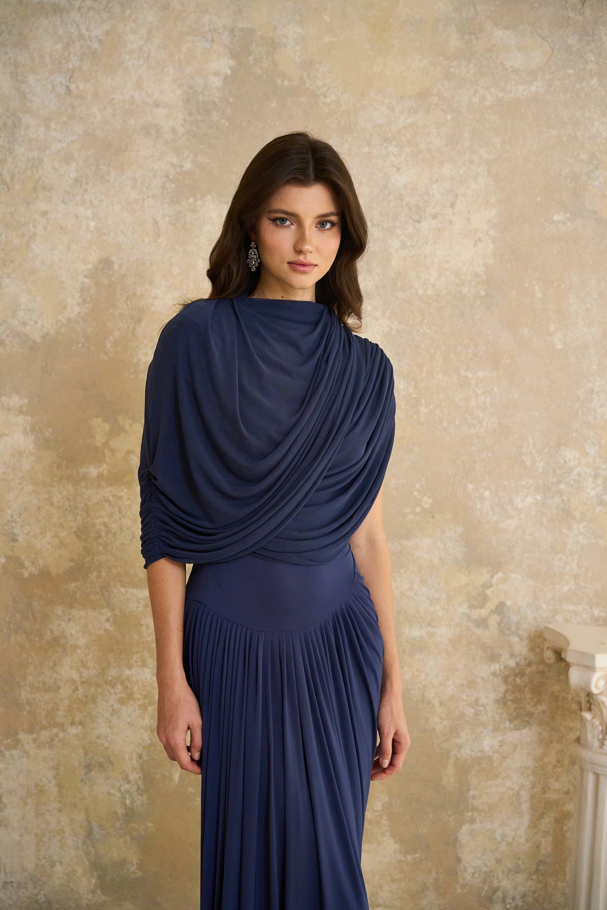 Aurohaya Lyra Sapphire Serenity Maxi Dress