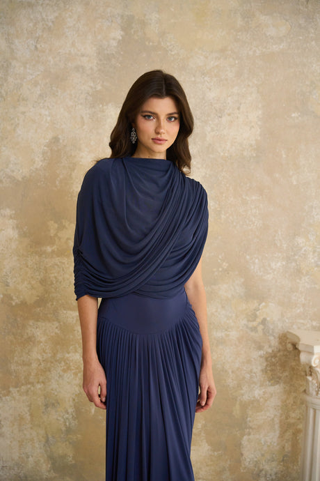 Aurohaya Lyra Sapphire Serenity Maxi Dress