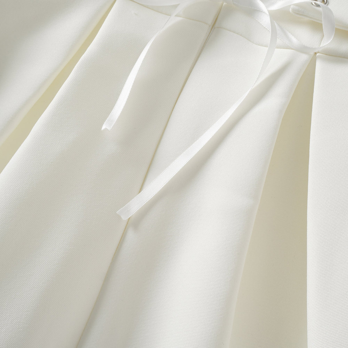 Aurohaya Inmaculada White Boned Bodice Mini Blazer Dress