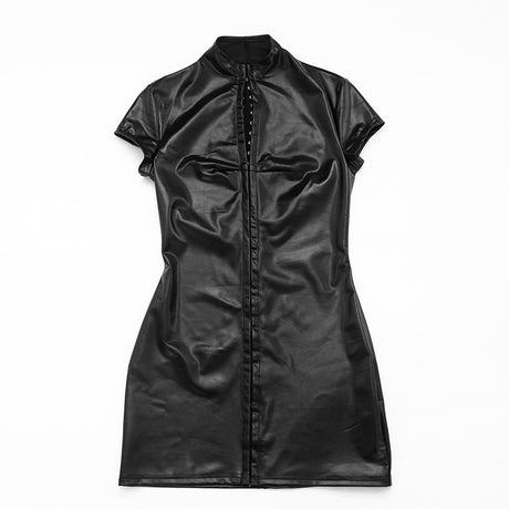 Aurohaya Léna Zip Front Mini Dress
