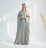 Satin Batwing Long Sleeve with Hijab