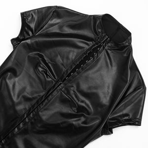 Aurohaya Léna Zip Front Mini Dress