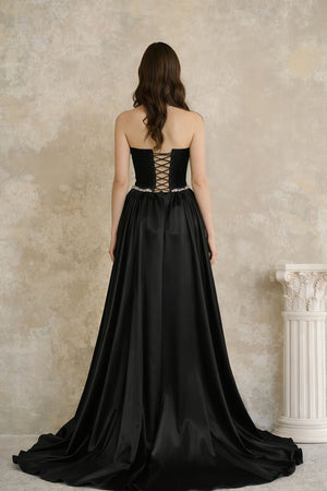 Aurohaya Plénitude Strapless Maxi Dress