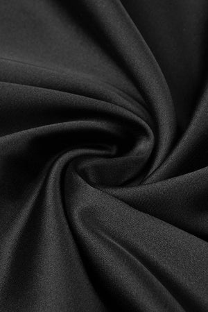 Hortense Square Neck Corset Maxi Dress / Black