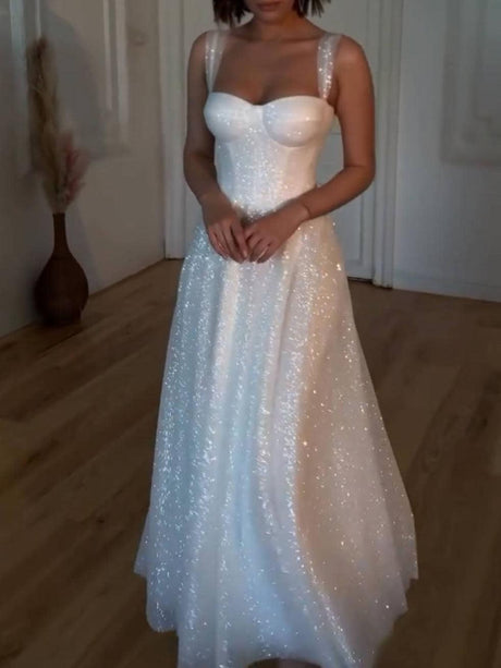 Aurohaya Elegant Shimmering Ball Gown