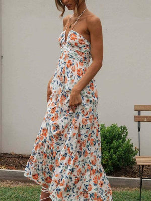 Aurohaya Floral-Print Maxi Dress