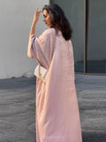 Satin Modest Open Front Abaya
