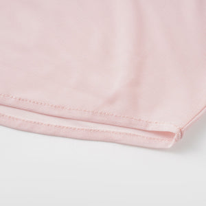 Aurohaya Garance Pink Asymmetrical Ruched Mesh Maxi Dress