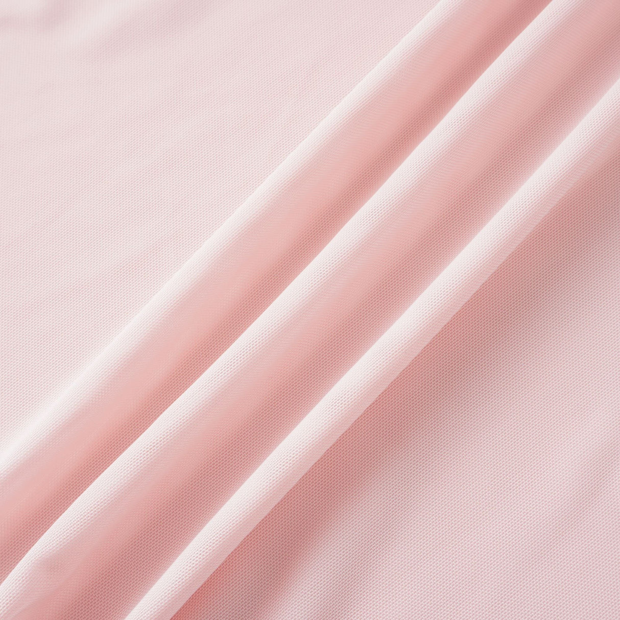 Aurohaya Garance Pink Asymmetrical Ruched Mesh Maxi Dress