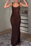 Glittering Temperament Strap Dress