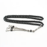99 Black Gallstone Beads