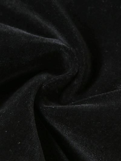 Aurohaya Velvet Tube Top With Bud Mini Dress