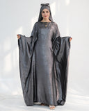 Satin Batwing Butterfly Abaya with Hijab