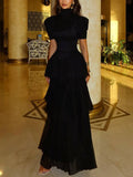 Retro Princess Multi-Layer Maxi Cake Dress
