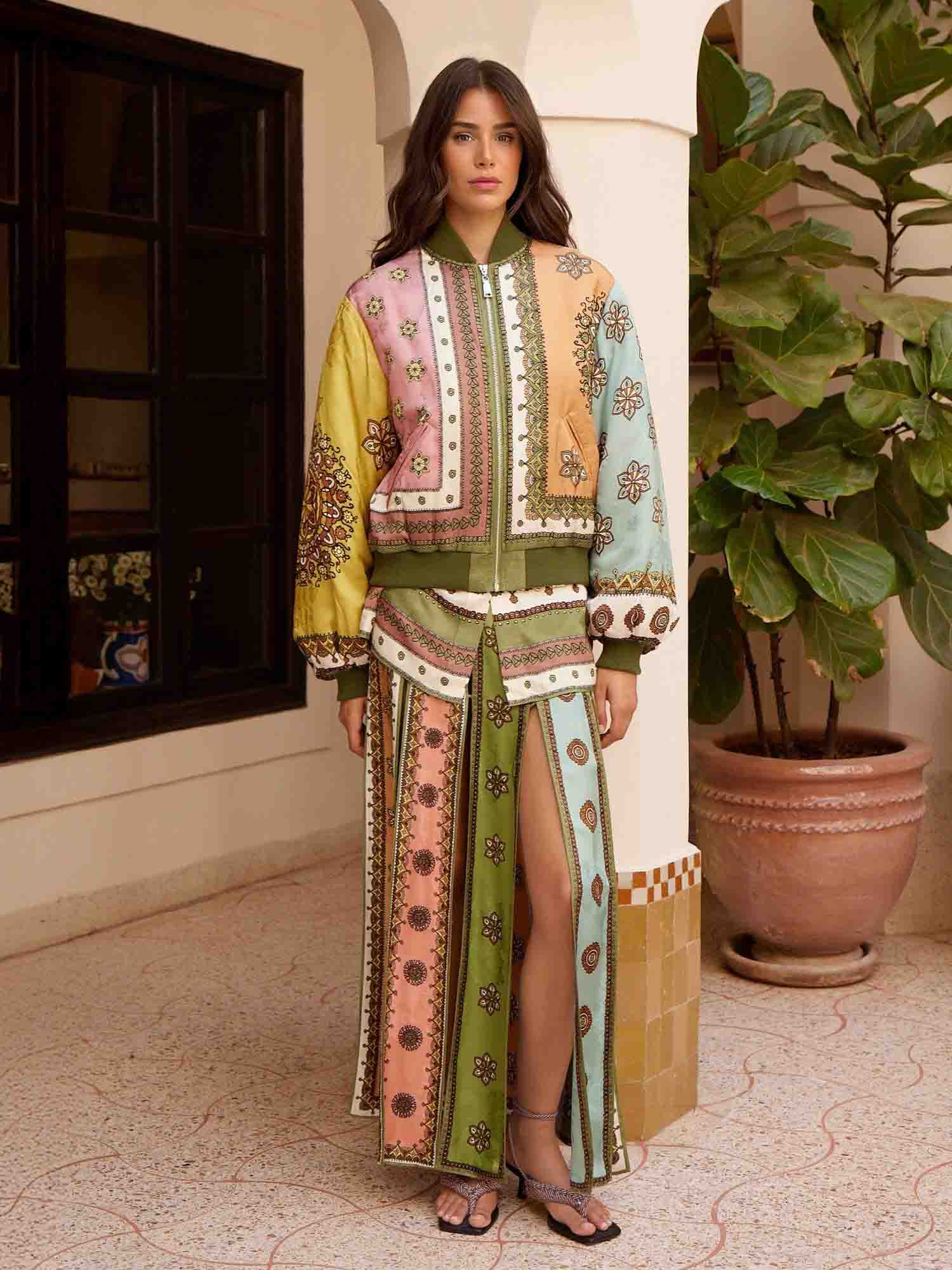 Exquisite Bohemian Print Jacket