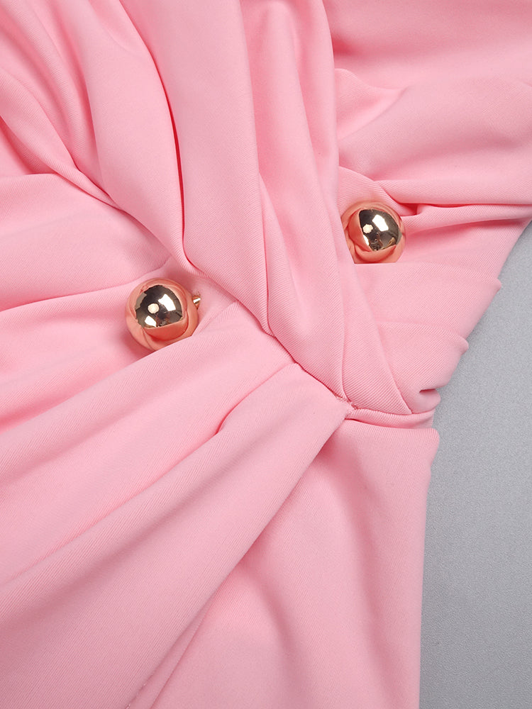 Aurohaya Rosalie One Shoulder Maxi Dress