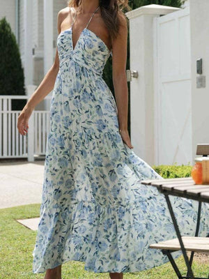 Aurohaya Floral-Print Maxi Dress