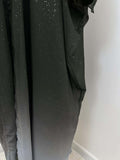 Gradient Galaxy Sparkling Abaya with Hijab 2-Piece Set
