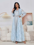 Fresh Lace Abaya 3 Piece Set