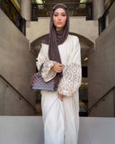 Bubble Sleeve Bohemian Abaya - Aurohaya