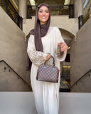 Bubble Sleeve Bohemian Abaya - Aurohaya
