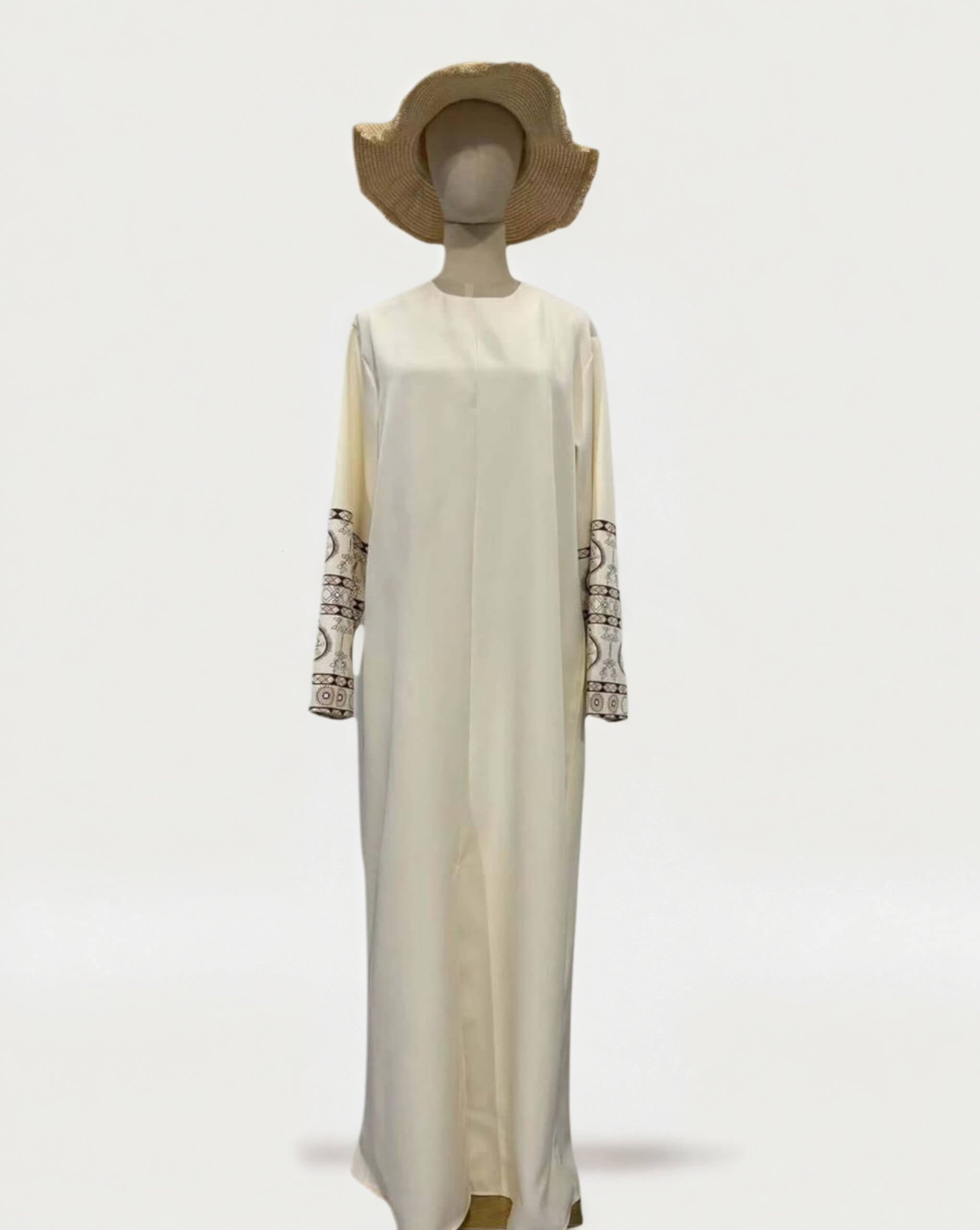 Luxury Bubble Sleeve Bohemian Abaya