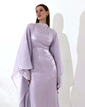 Aurohaya Chiffon Minimalist Butterfly Dress for Women