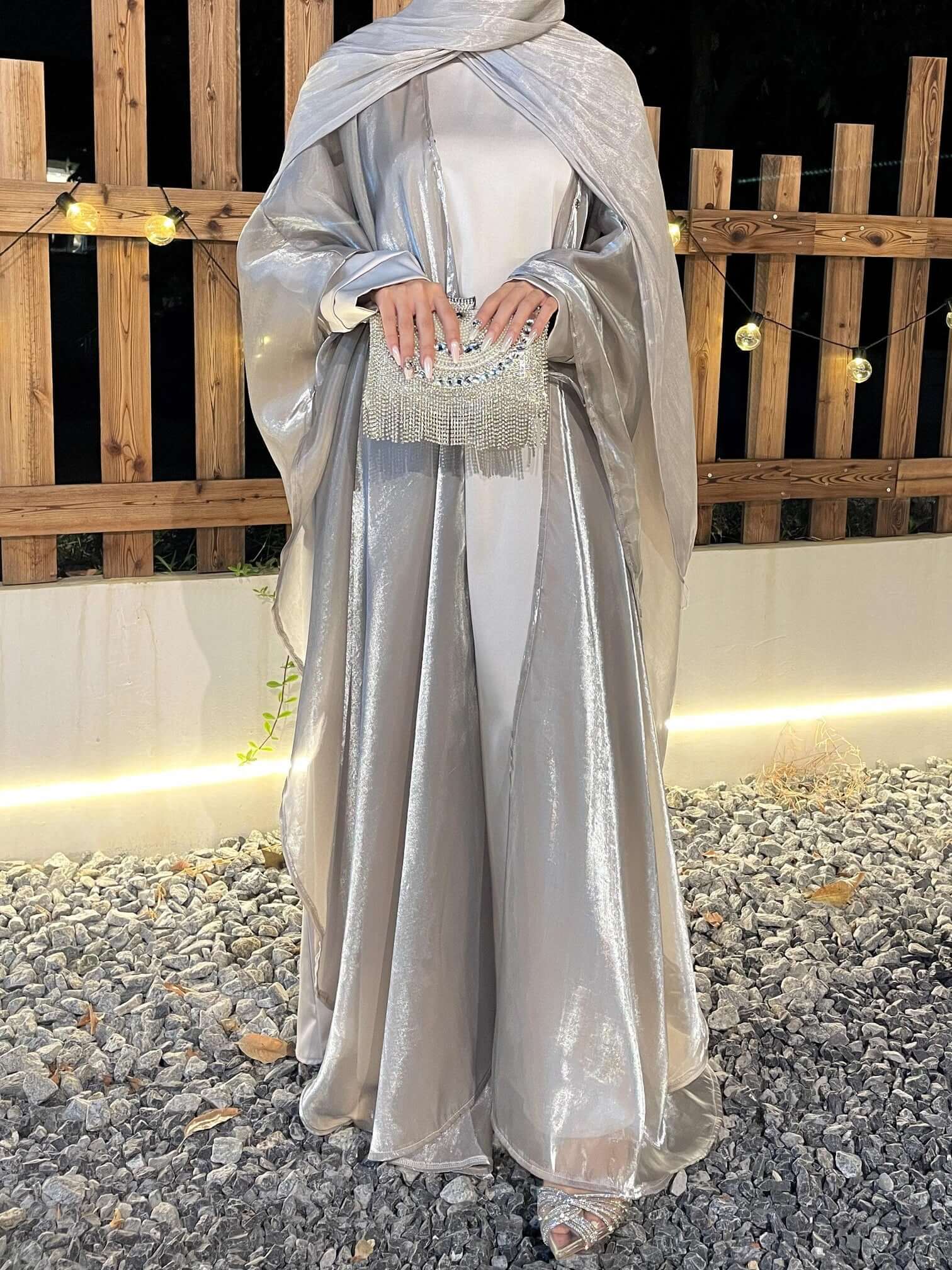 Organza Minimalist Abaya Sets