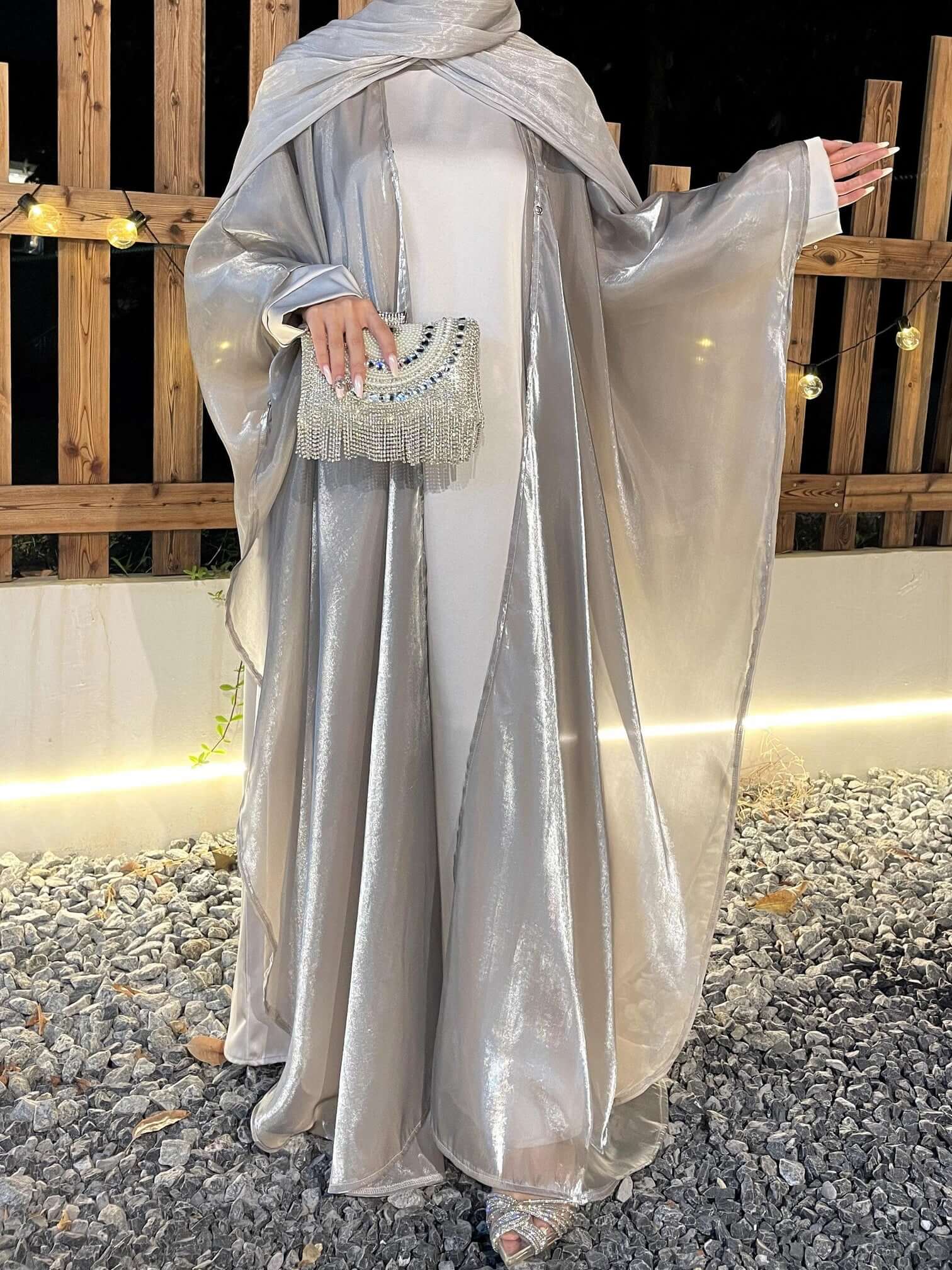 Organza Minimalist Abaya Sets