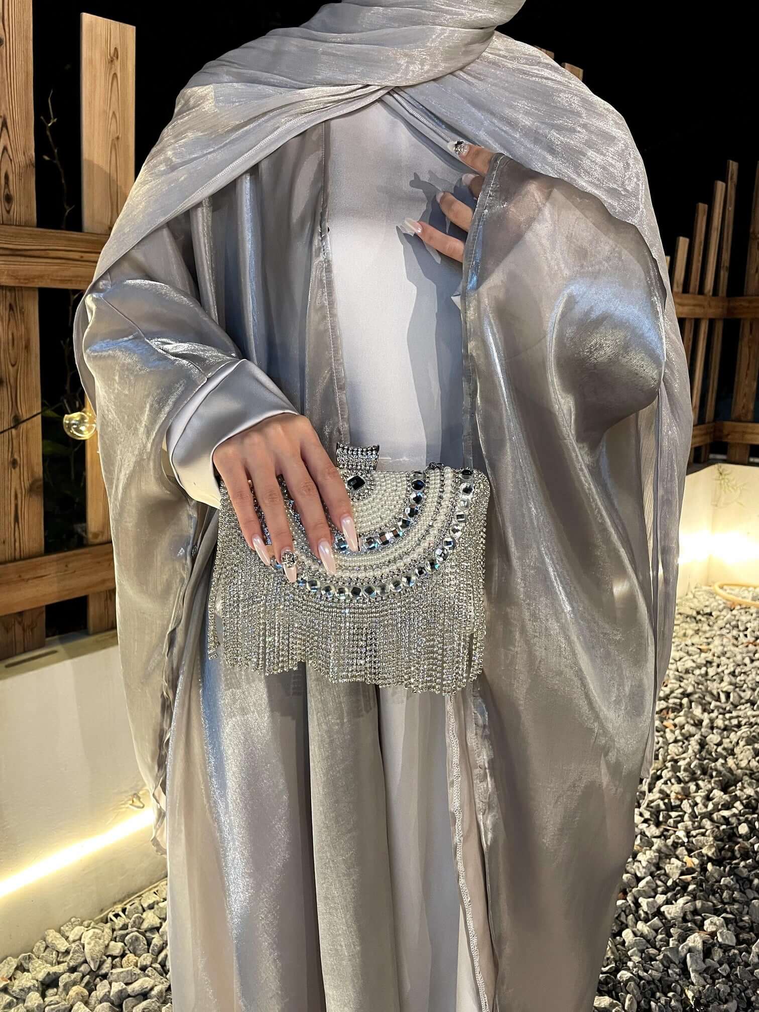 Organza Minimalist Abaya Sets