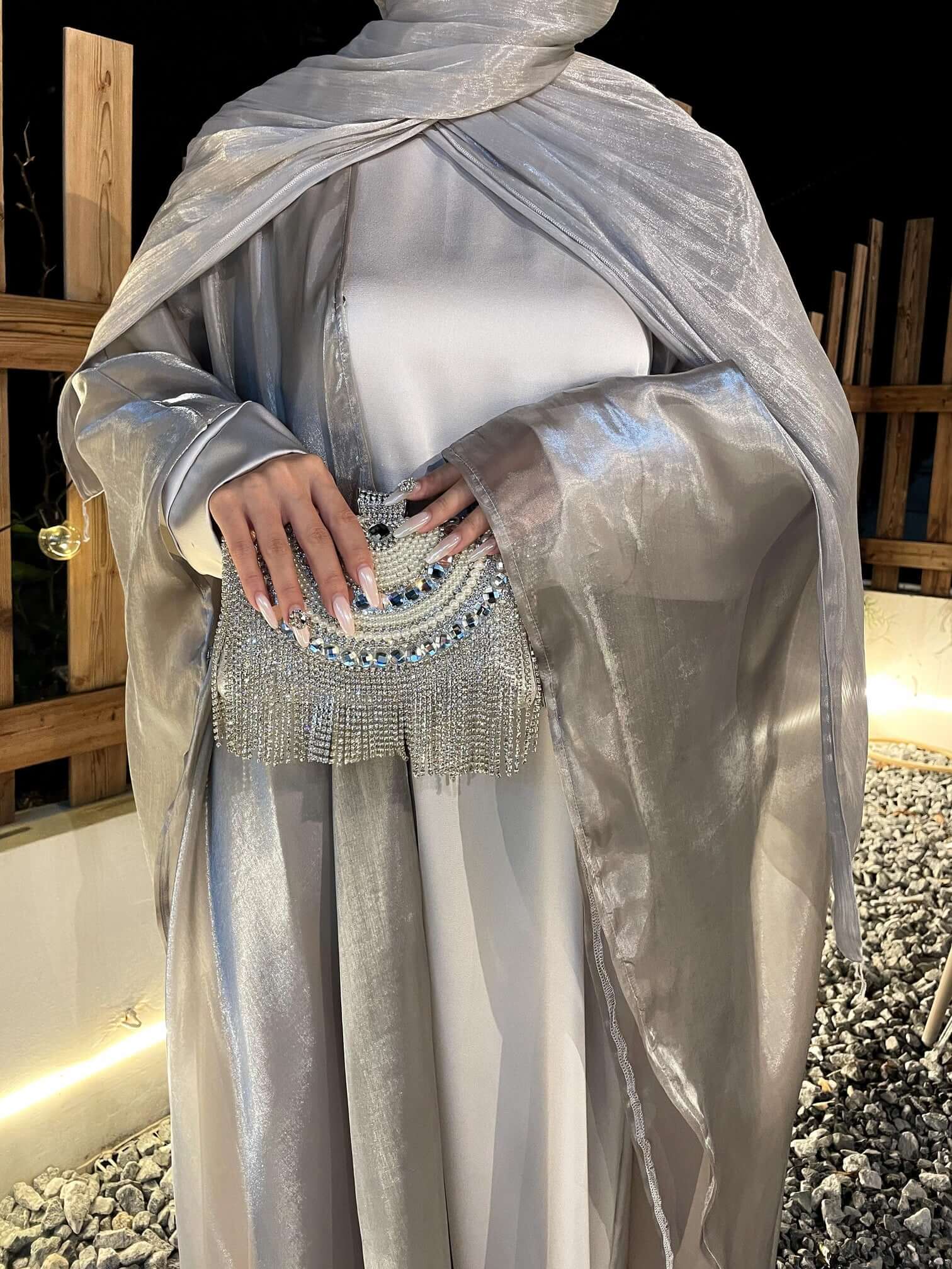 Organza Minimalist Abaya Sets