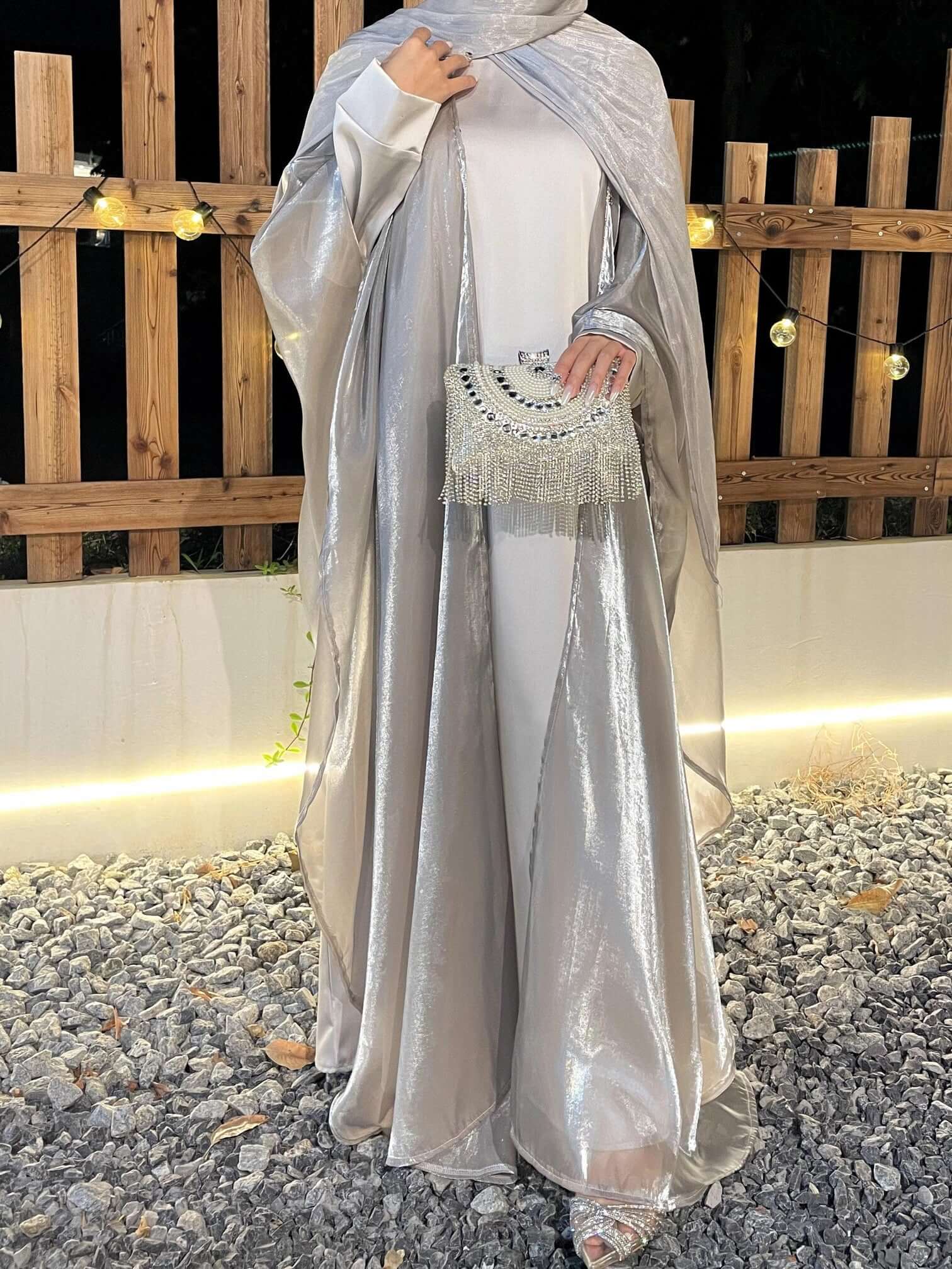 Organza Minimalist Abaya Sets