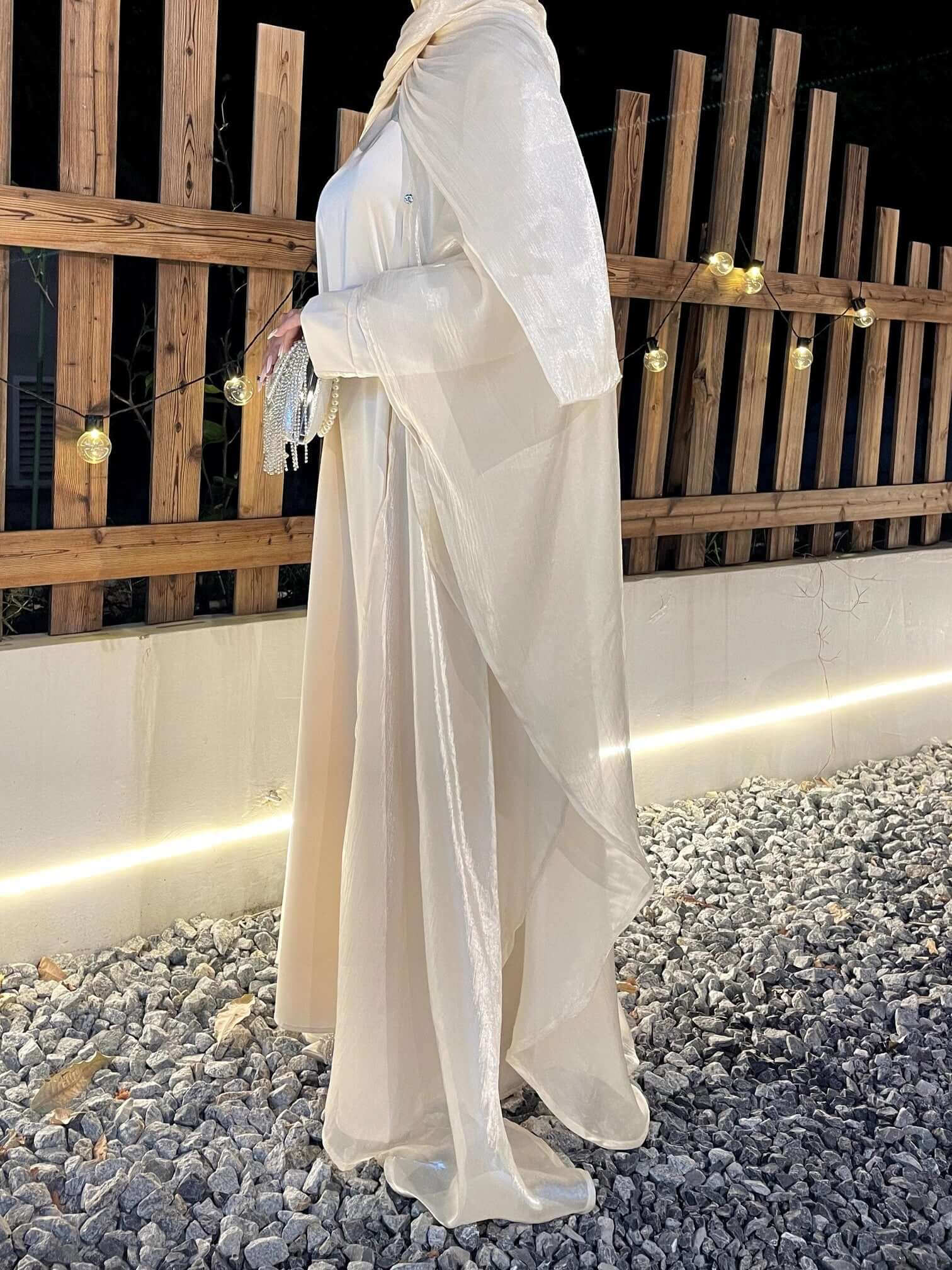 Organza Minimalist Abaya Sets