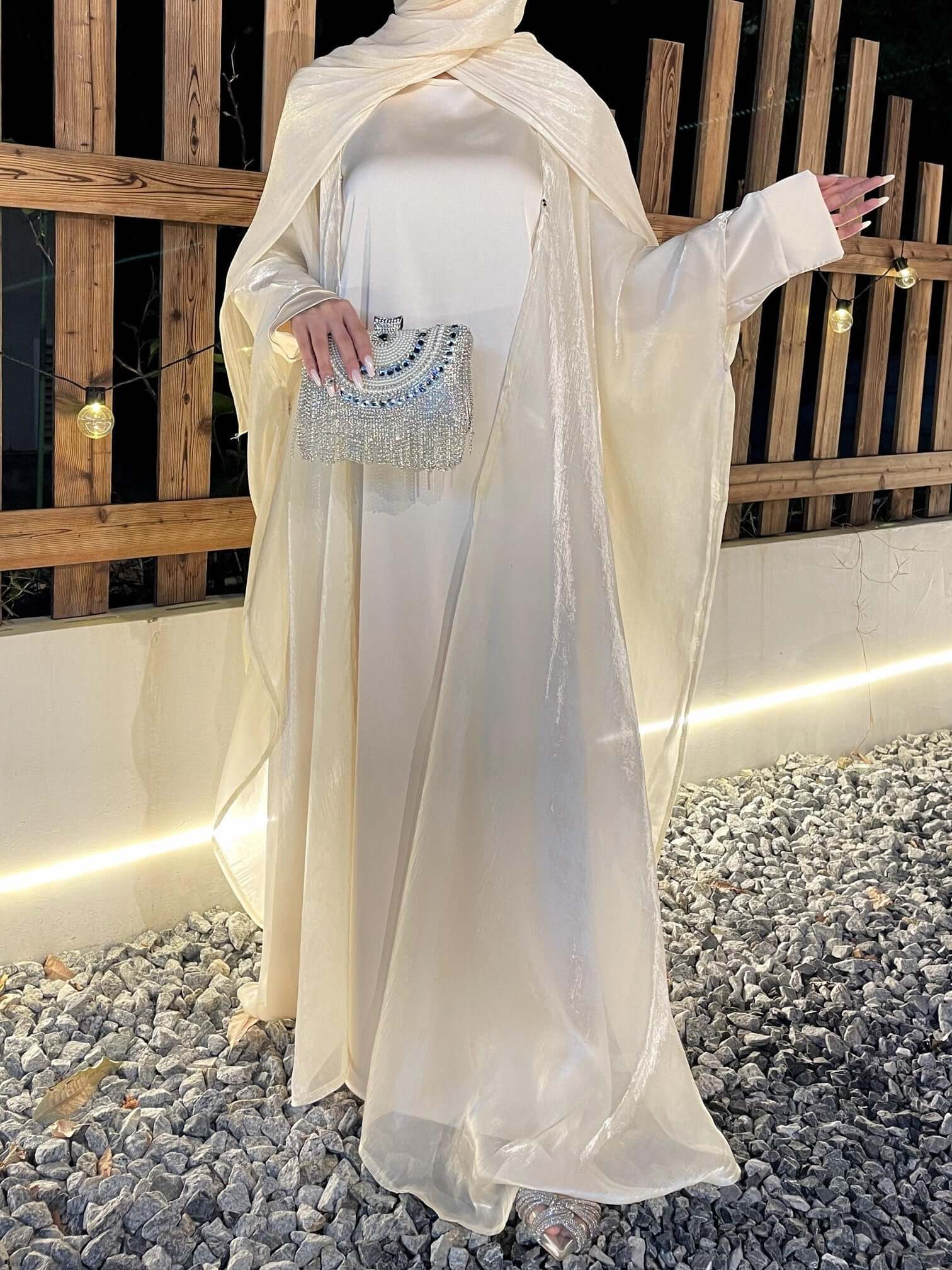Organza Minimalist Abaya Sets