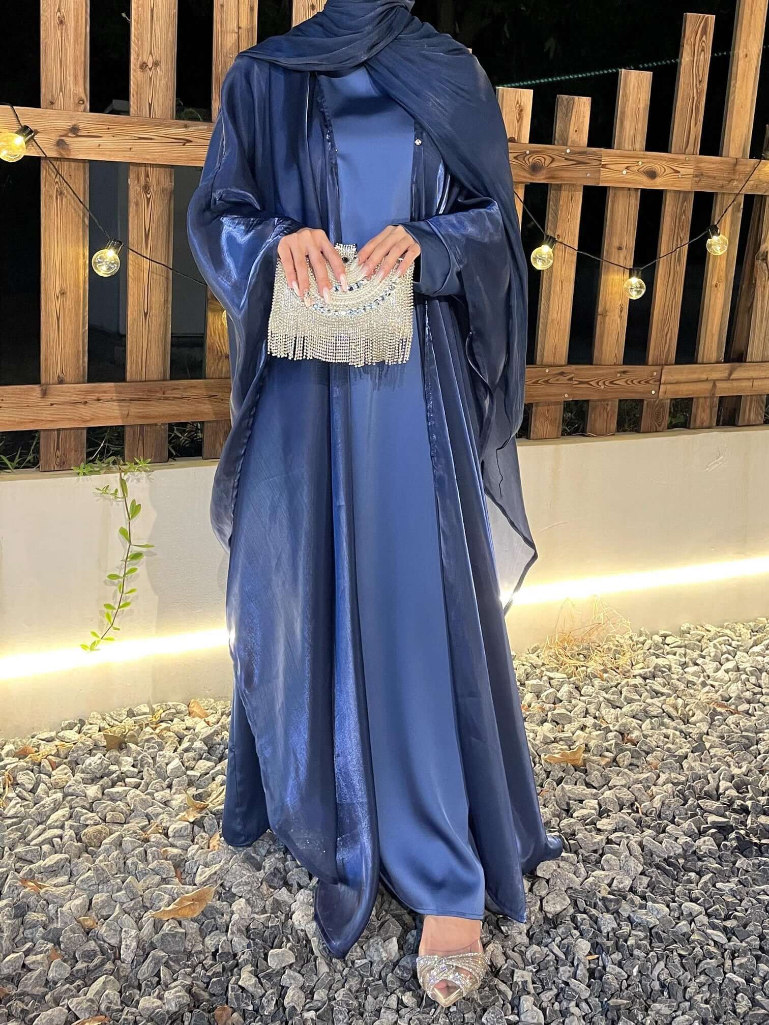 Organza Minimalist Abaya Sets