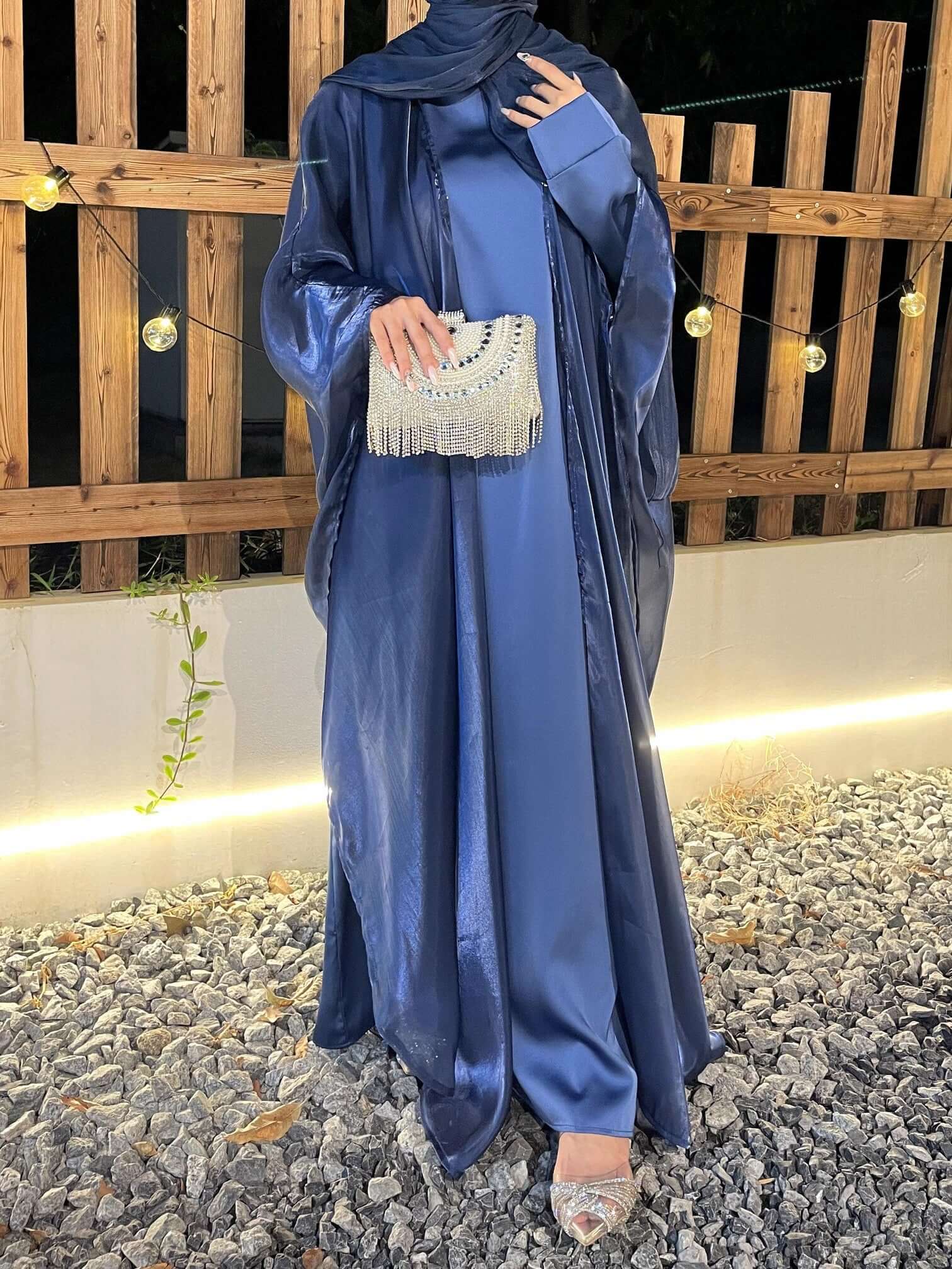 Organza Minimalist Abaya Sets