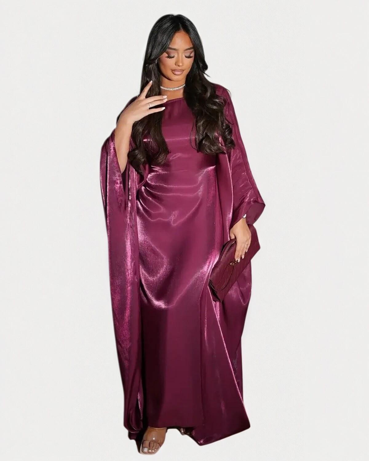 Cherry Butterfly Abaya Dress