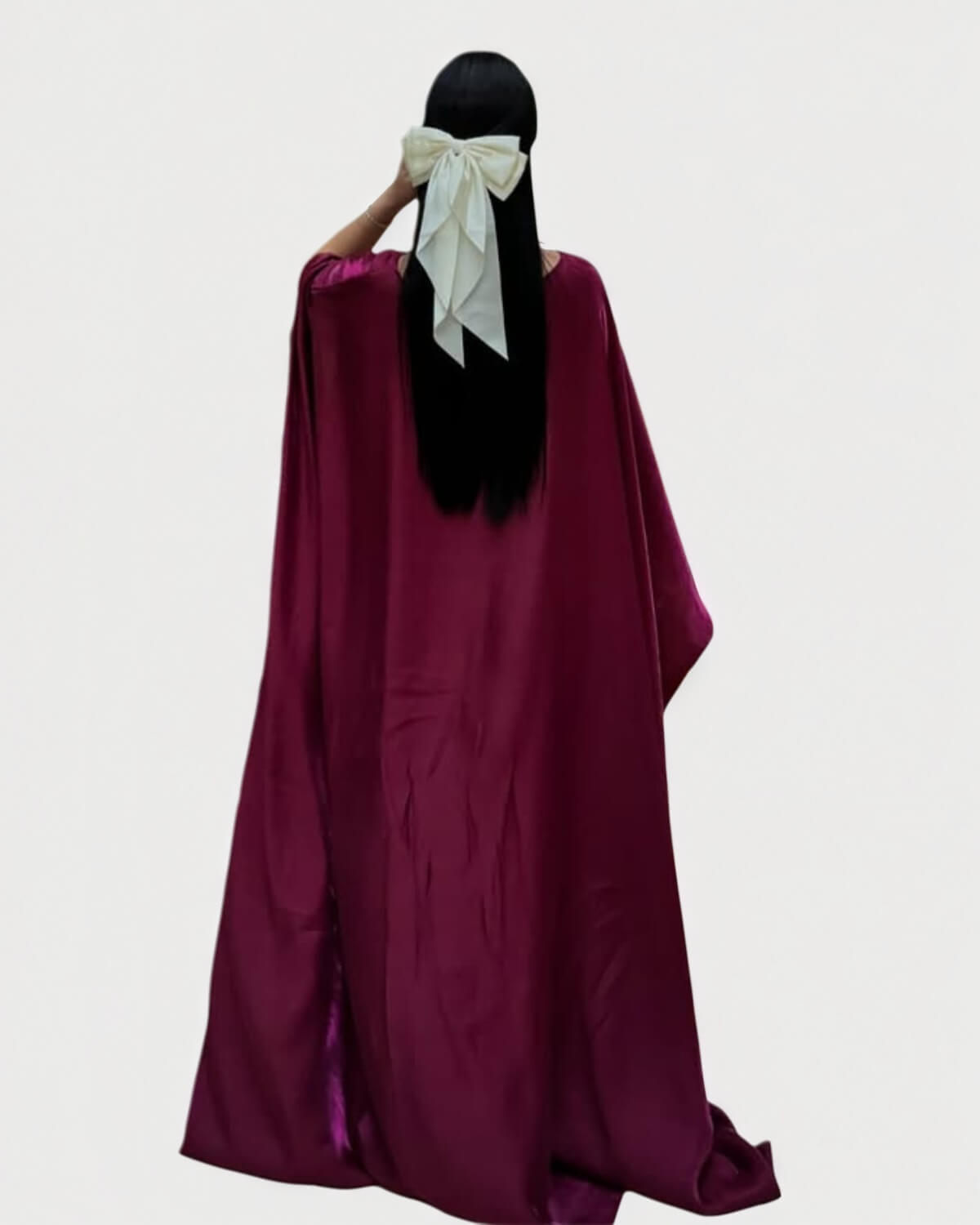 Cherry Butterfly Abaya Dress
