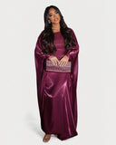 Cherry Butterfly Abaya Dress