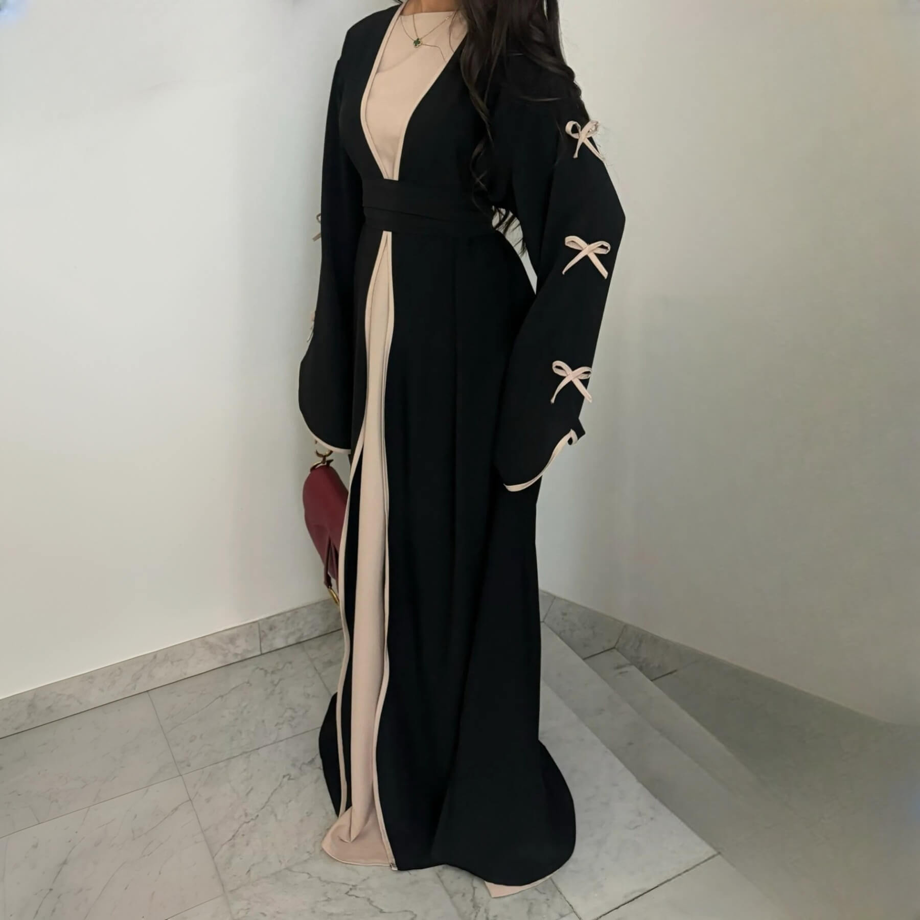 Super Soft Nida Abaya 2-Piece Set