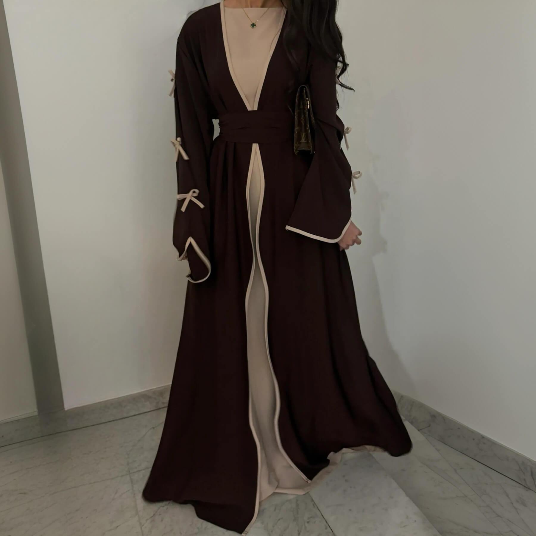 Super Soft Nida Abaya 2-Piece Set