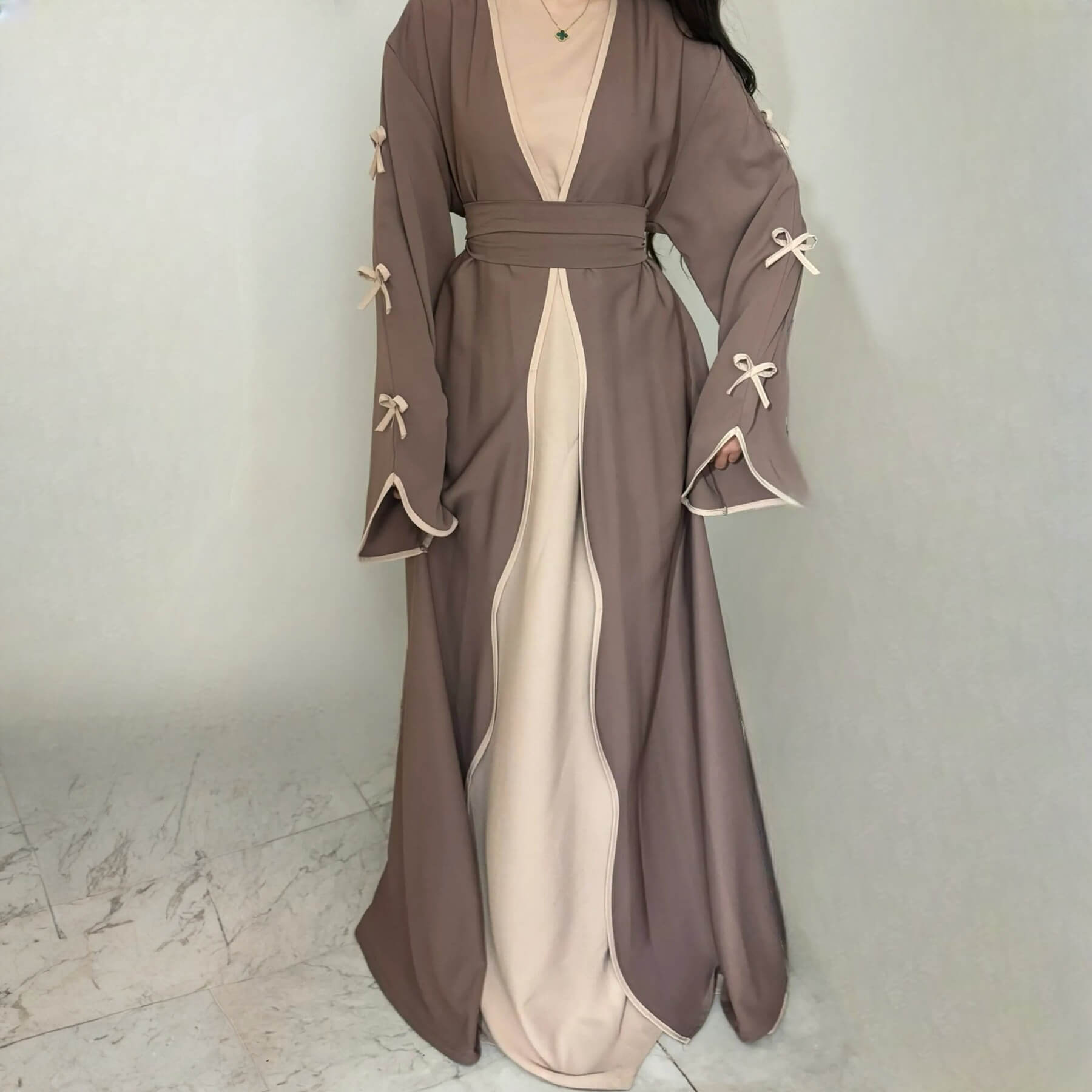 Super Soft Nida Abaya 2-Piece Set