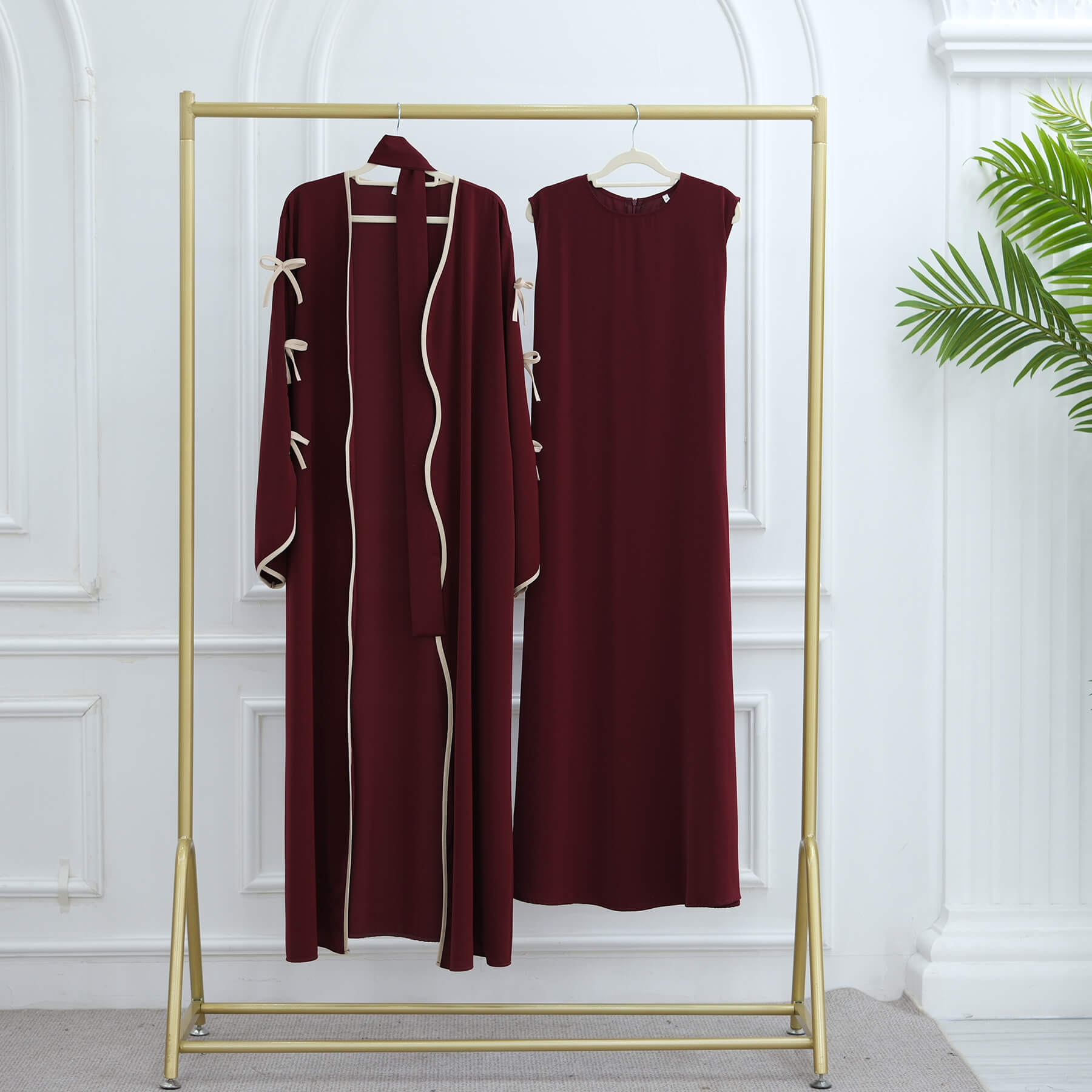 Super Soft Nida Abaya 2-Piece Set