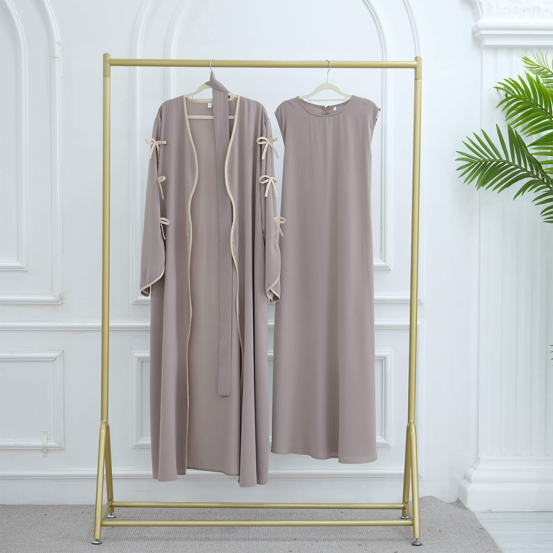 Super Soft Nida Abaya 2-Piece Set