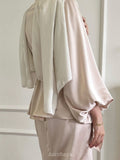 Satin Modest Dress 3-Piece Set