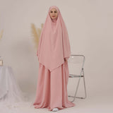 Crewneck Zipper Oversize Loose Abaya Jilbab