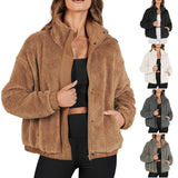 Women's Soft Fleece Jacket with Pockets
